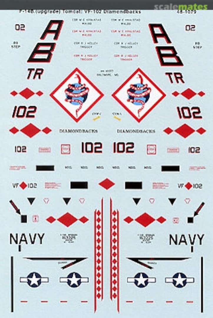 Boxart F-14B Tomcat 48-1079 Microscale