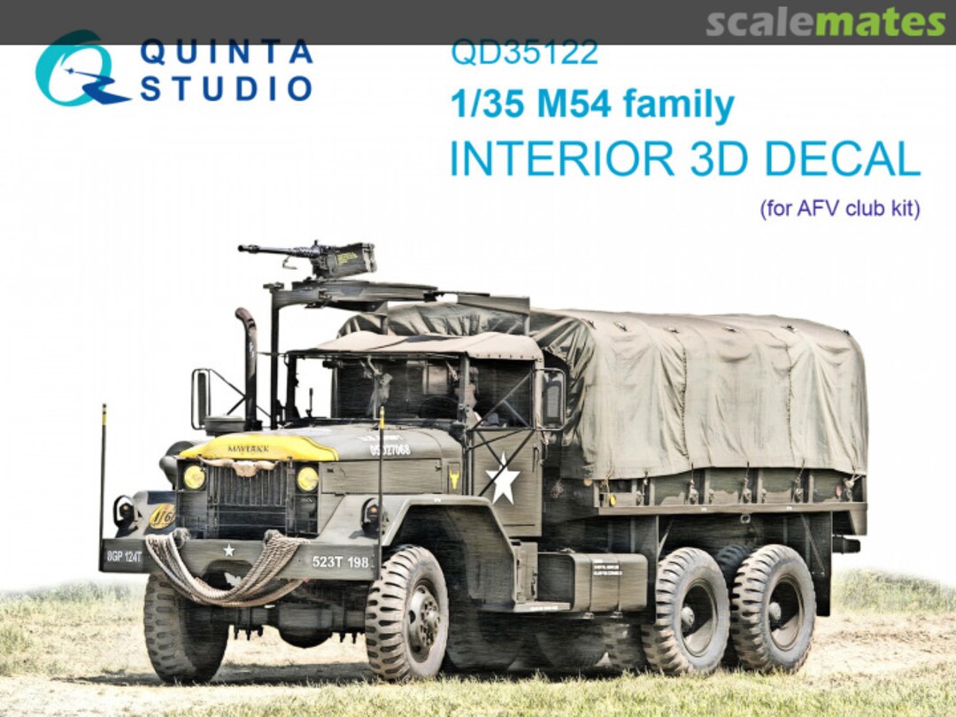 Boxart M54 Family interior 3D decals QD35122 Quinta Studio