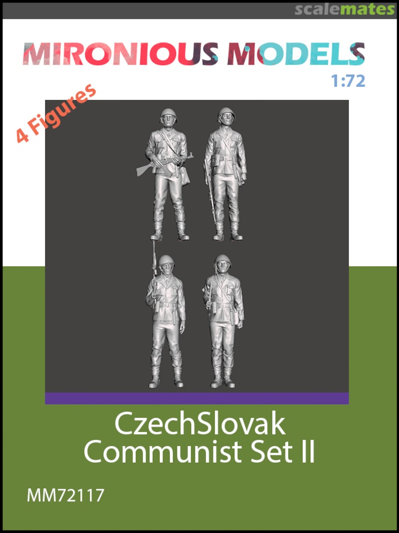 Boxart Czechslovakian Soldiers Set II MM72117 Mironious Models