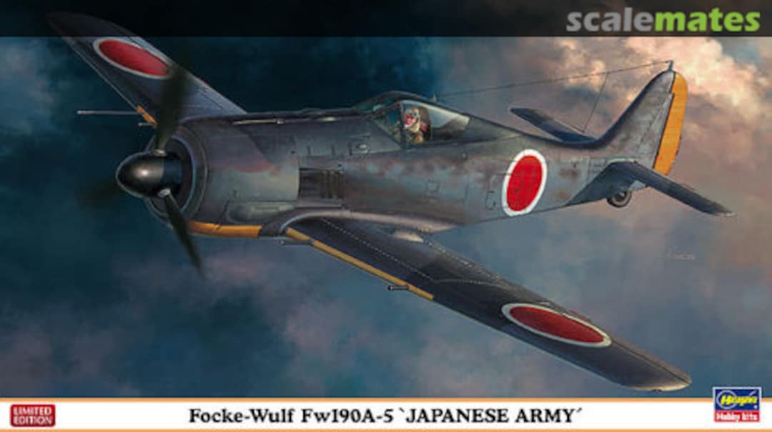 Boxart Focke Wulf Fw190A-5 'Japanese Army' 07373 Hasegawa