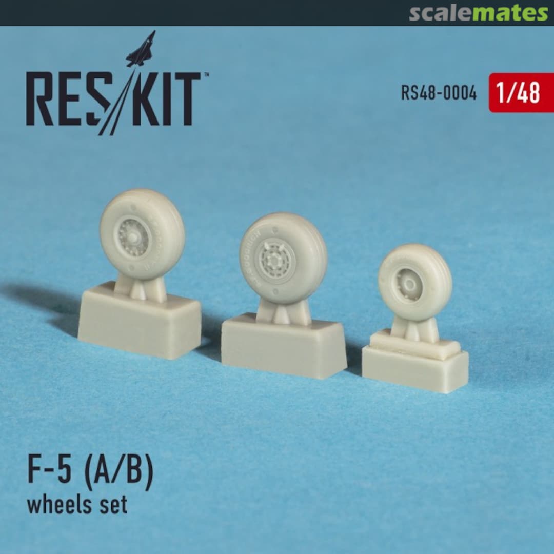 Boxart Northrop F-5 A/B "Freedom fighter" wheels set RS48-0004 ResKit