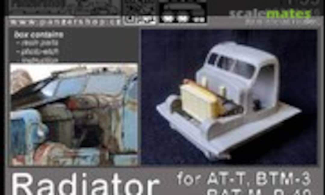 1:35 Radiator set for AT-T, BTM- 3, BAT-M, P-40 (PanzerShop PS35A346)