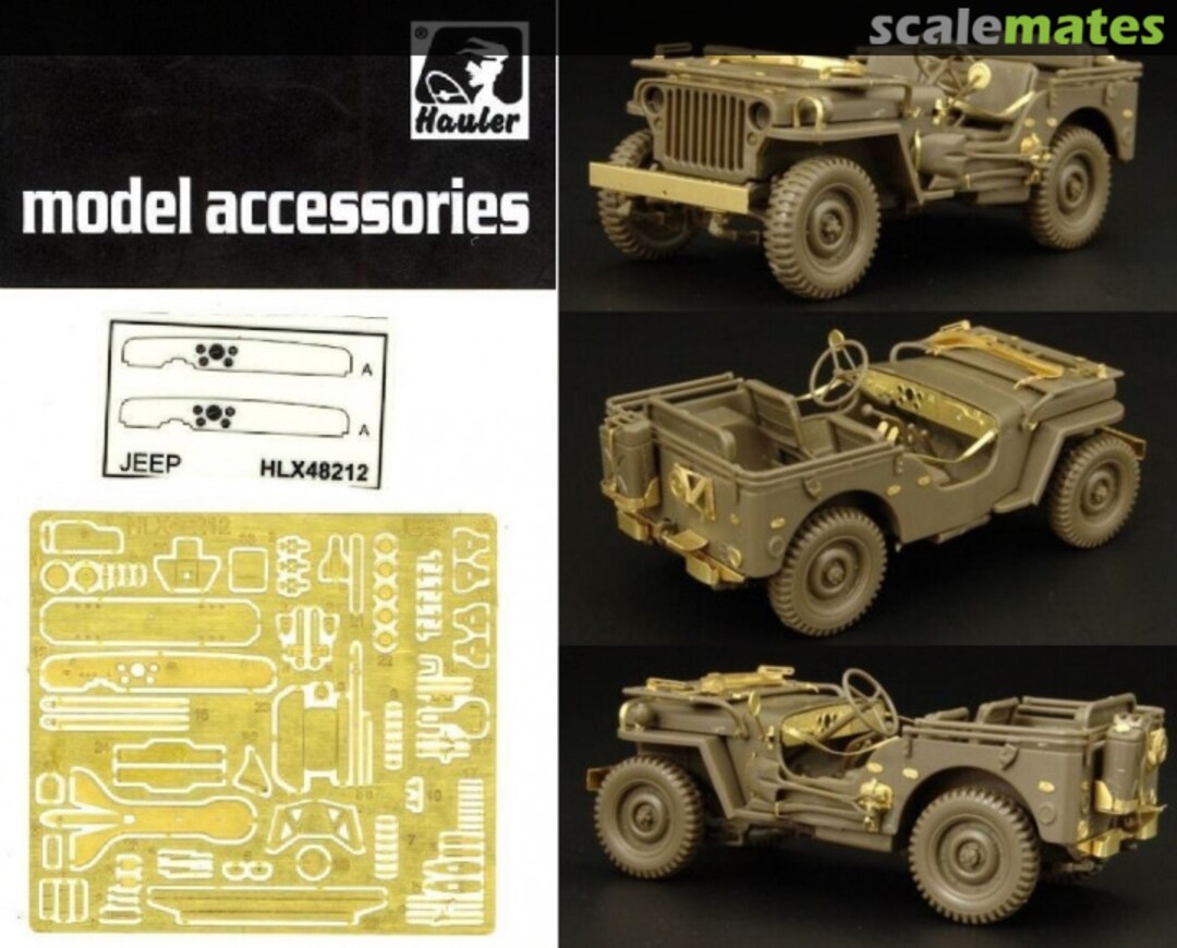 Boxart Jeep Basic Photoetch Set HLX48212 Hauler