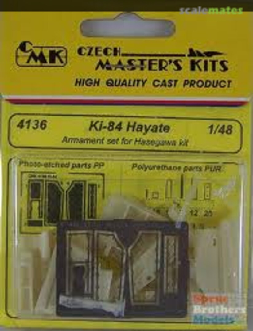 Boxart Ki-84 Hayate Armament Set 4136 CMK