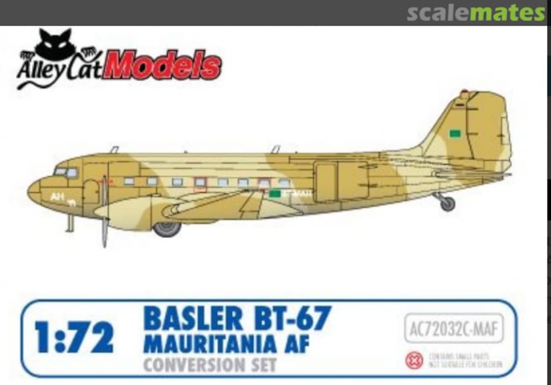 Boxart Basler BT-67 Mauritanian Air Force AC72032C-MAF Alley Cat