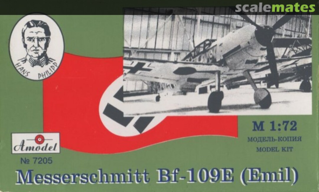 Boxart Messerschmitt Bf-109E (Emil) 7205 Amodel