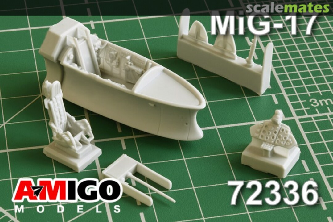 Boxart MiG-17F cockpit set with KK-1 ejection seat 72336 Amigo Models