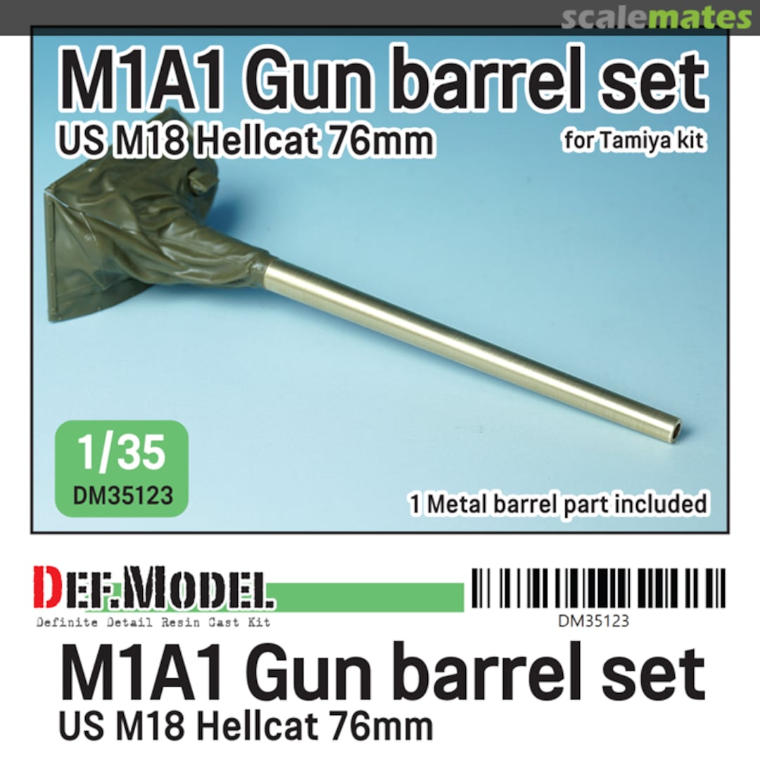 Boxart M1A1 Gun Barrel Set DM35123 Def.Model