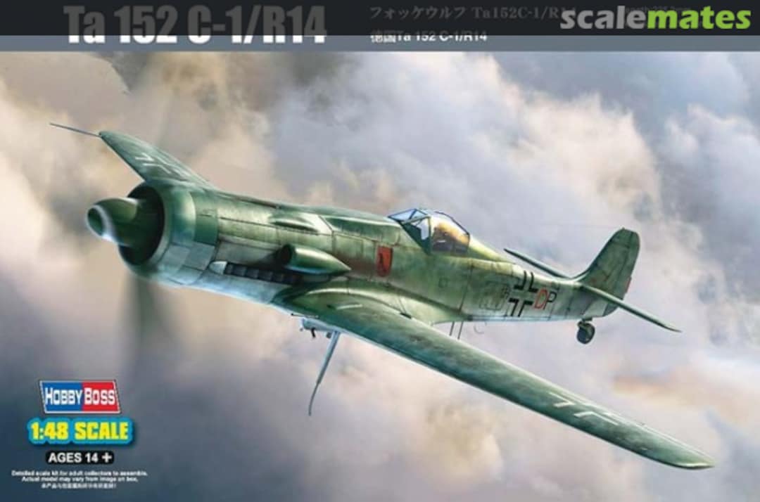 Boxart Focke Wulf Ta 152 C-1/R14 81703 HobbyBoss