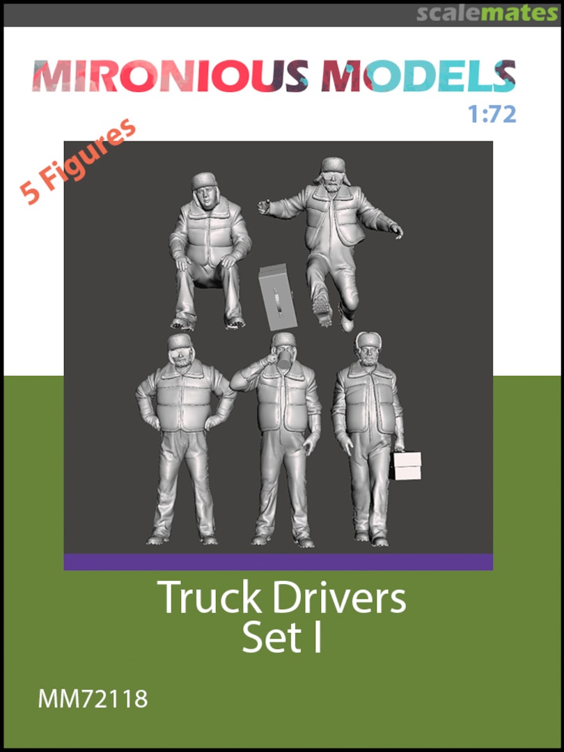 Boxart Truck Drivers Set I MM72118 Mironious Models