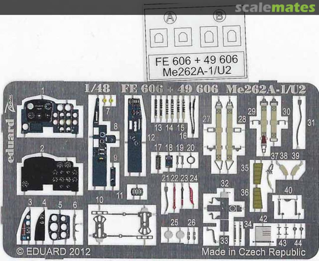 Boxart Me 262-A1/ U2 S. A. 49606 Eduard