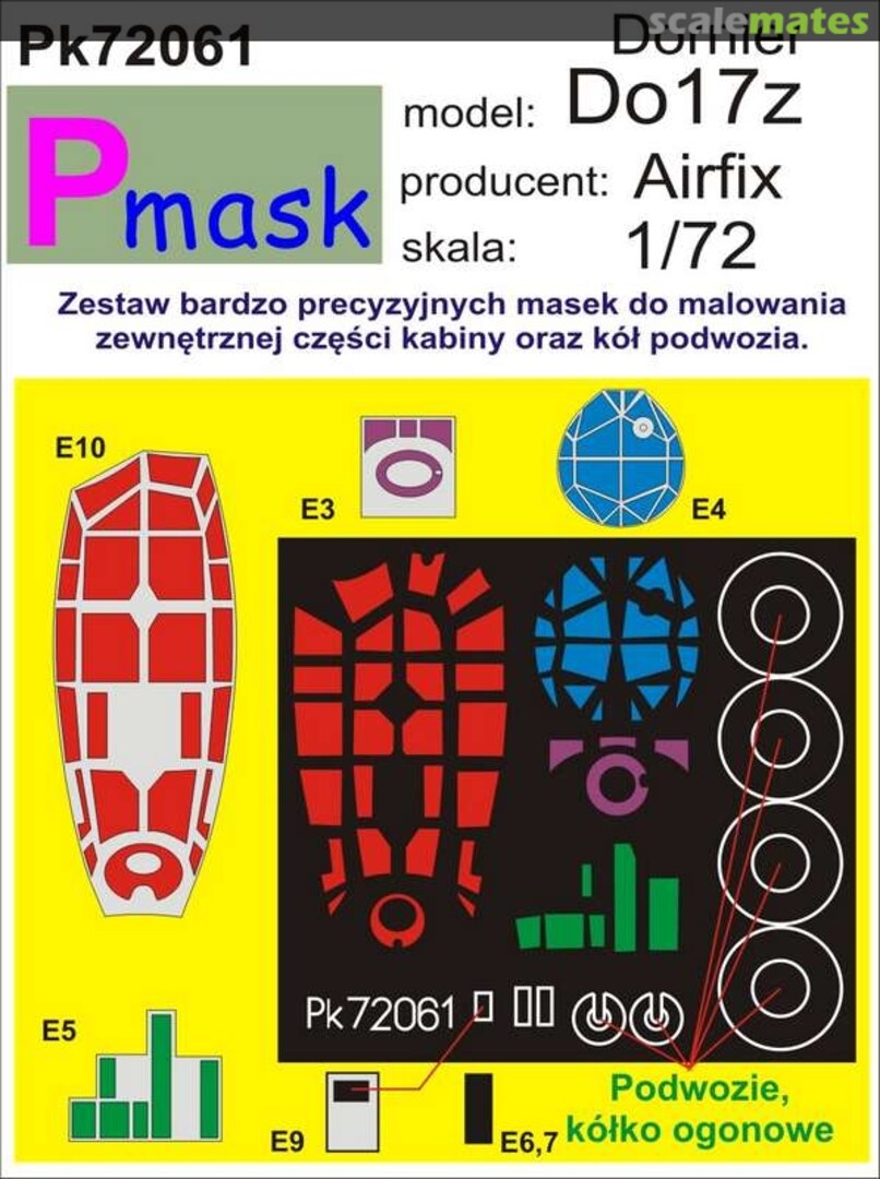 Boxart Dornier Do17z PK72061 Pmask