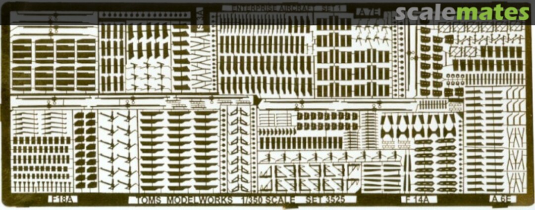 Boxart USS Enterprise Aircraft - Set 1 3525 Tom's Modelworks