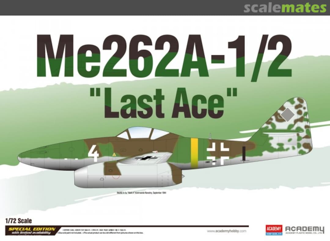 Boxart Me 262A-1/2 "Last Ace" 12542 Academy