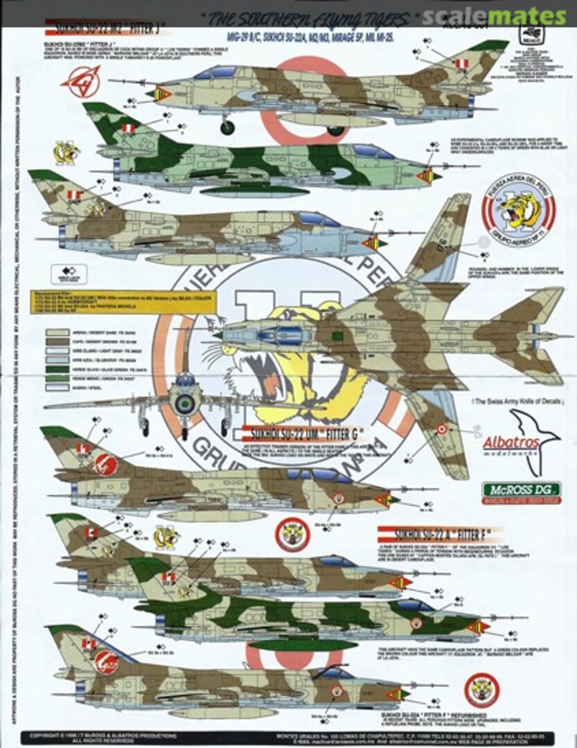 Boxart The Southern Flying Tigers 72-001 Albatros Modelworks