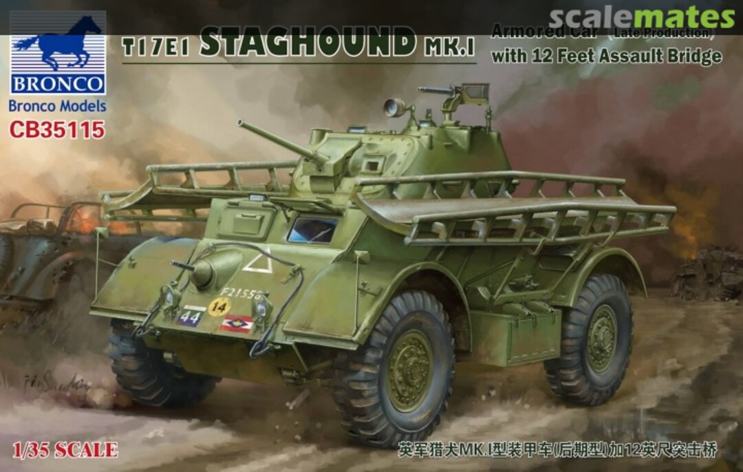 Boxart T17E1 Staghound MK.1 (Late Production) CB35115 Bronco