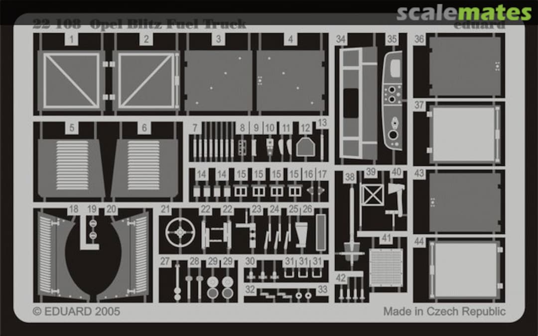 Boxart Opel Blitz fuel truck 22108 Eduard