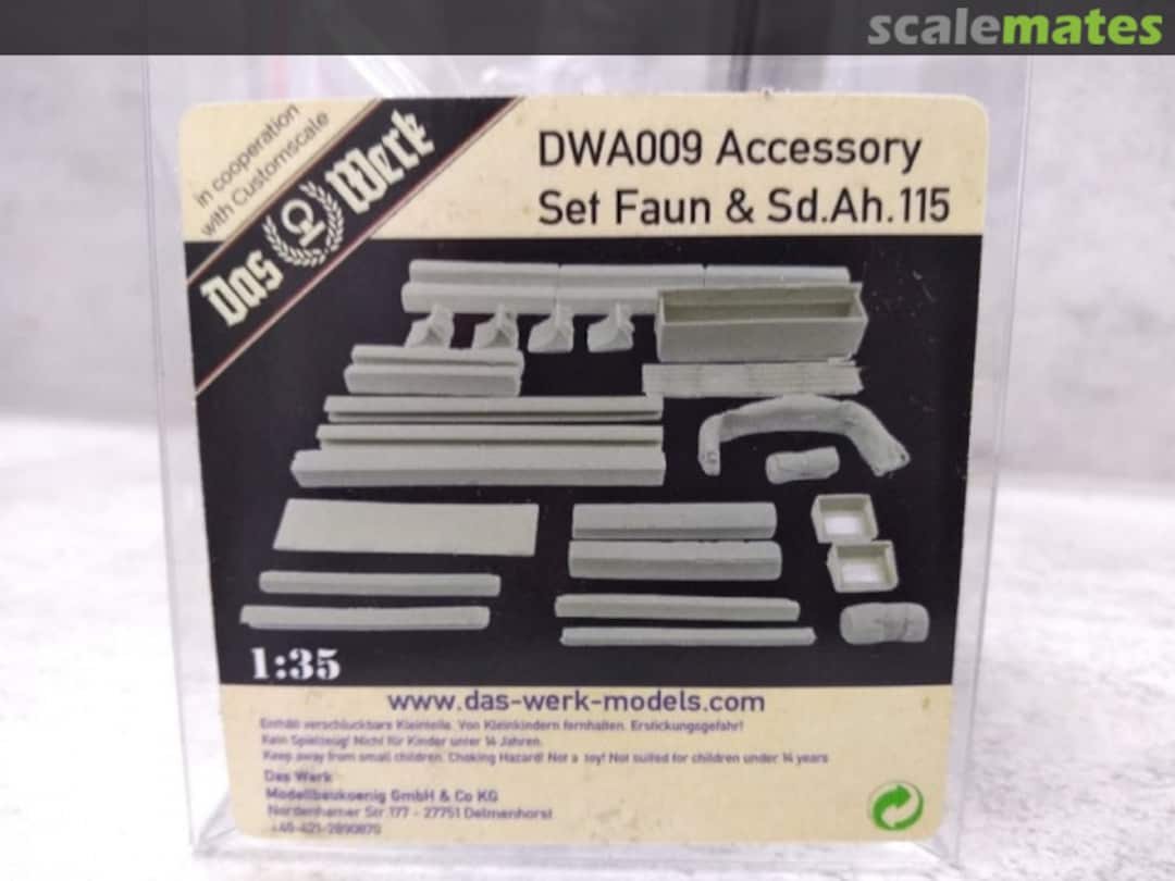 Boxart Accessory Set for Faun & Sd.Ah.115 DWA009 Das Werk