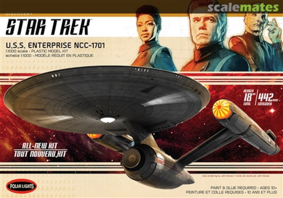 Boxart USS Enterprise NCC-1701 POL973 Polar Lights