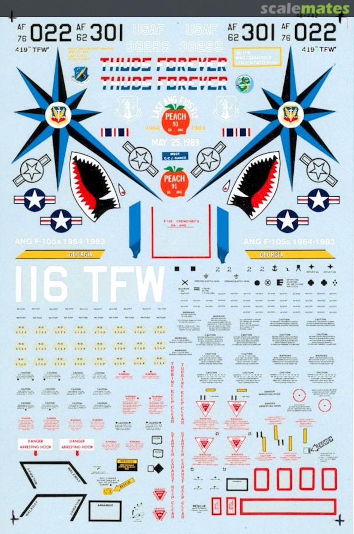 Boxart Tactical Air Command Update 48-0242 Microscale