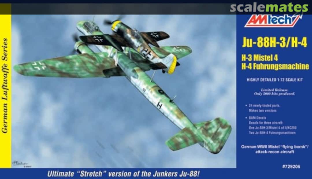 Boxart Ju-88H-3/H-4 729206 AMtech