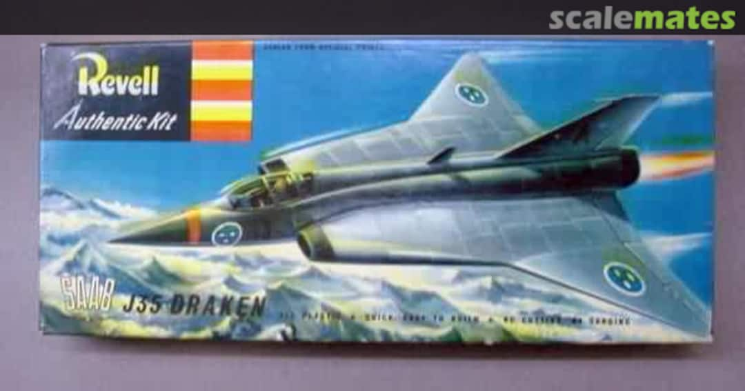 Boxart Saab J35 Draken H-189 Revell