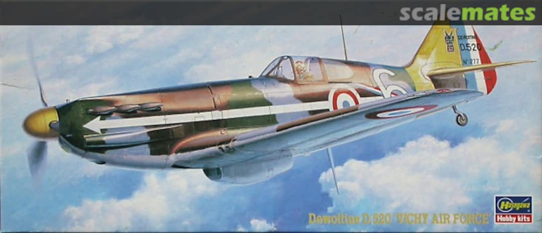 Boxart Dewoitine D.520 'Vichy Air Force' 51348 Hasegawa