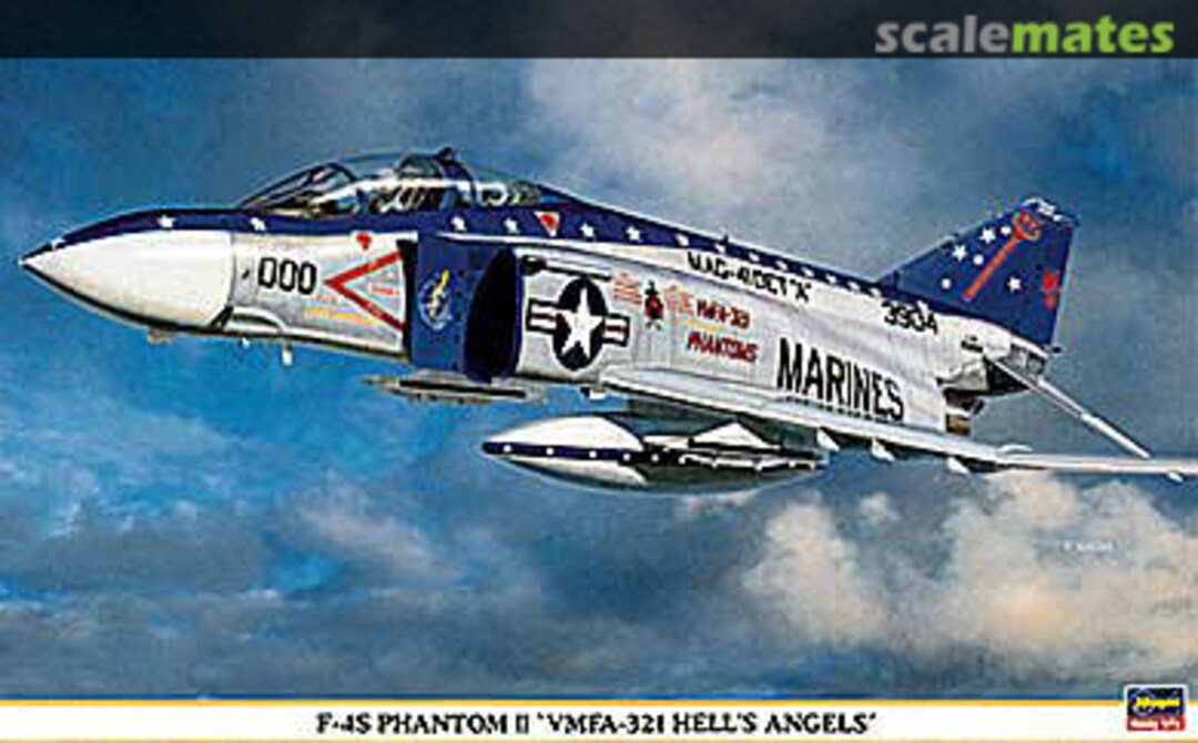 Boxart F-4S Phantom II `VMFA-321 Hell's Angels´ 09376 Hasegawa