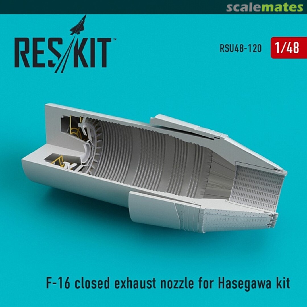 Boxart F-16 Fighting Falcon - Closed Exhaust Nozzle RSU48-0120 ResKit