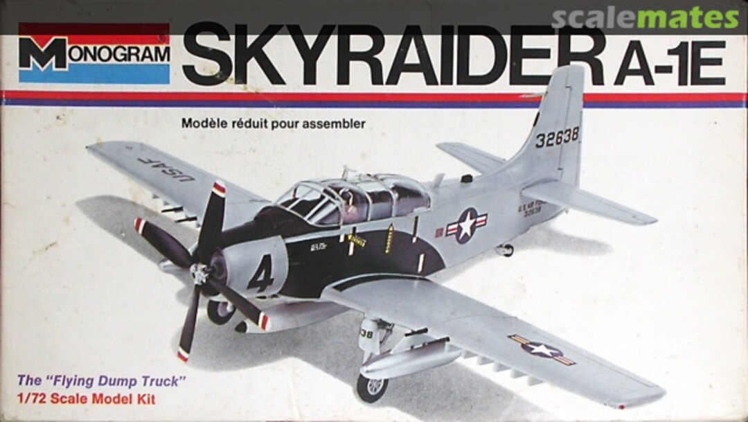 Boxart Skyraider A-1E 6807 Monogram