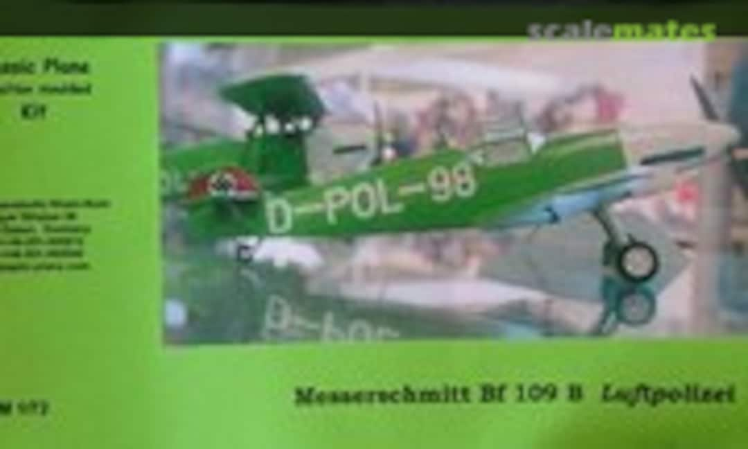 1:72 Messerschmitt Bf 109 B (Classic Plane CPi 42)