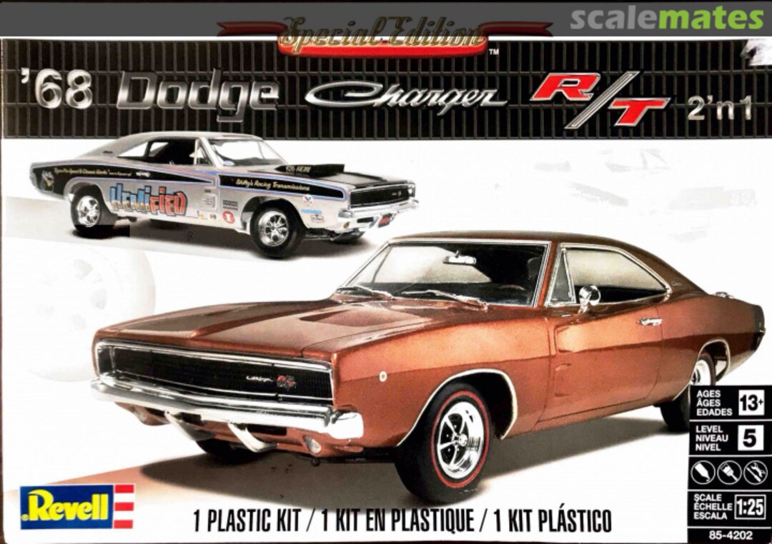 Boxart ‘68 Dodge Charger R/T 85-4202 Revell