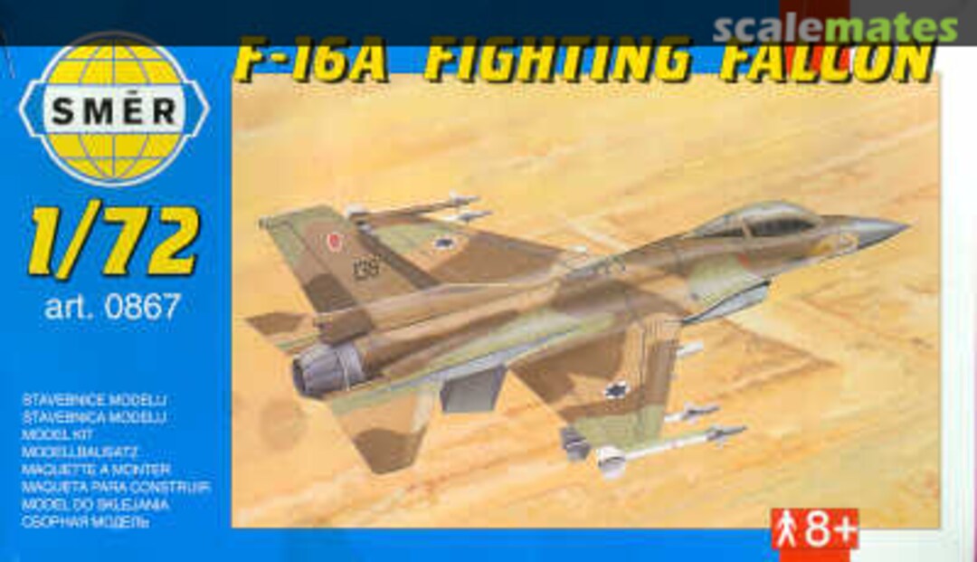 Boxart F-16A Fighting Falcon 867 Směr