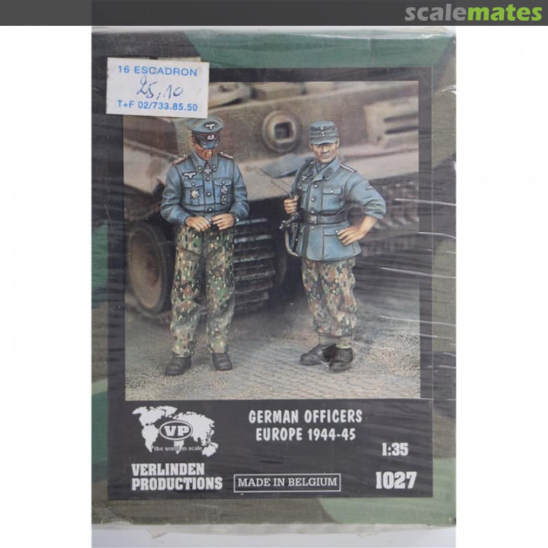 Boxart German officers europe 1027 Verlinden Productions