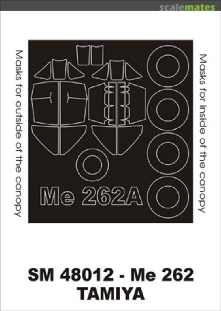 Boxart Me-262A-1a SM48012 Montex