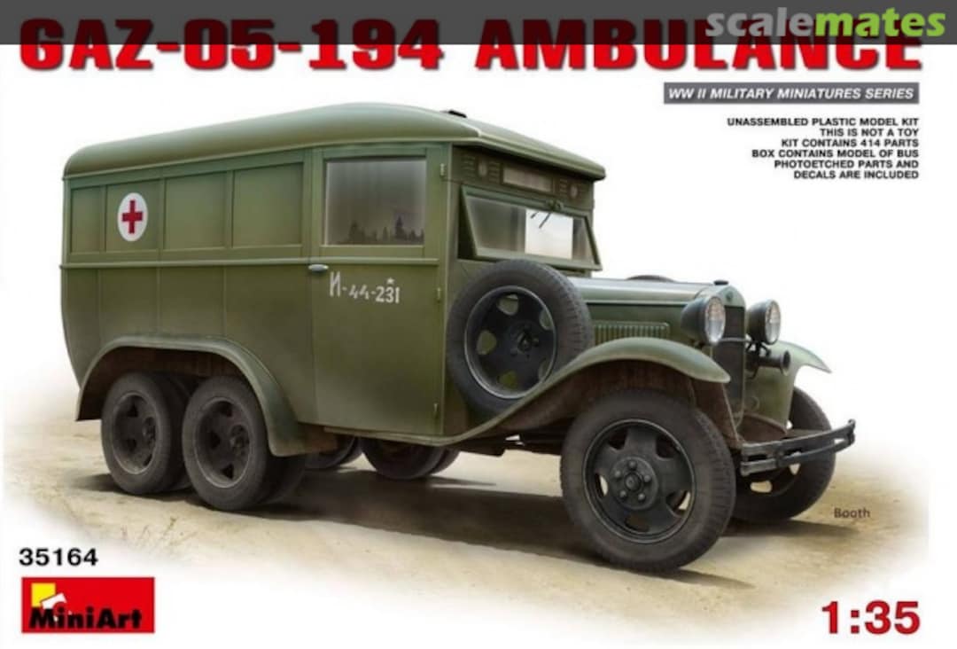 Boxart GAZ-05-194 Ambulance 35164 MiniArt