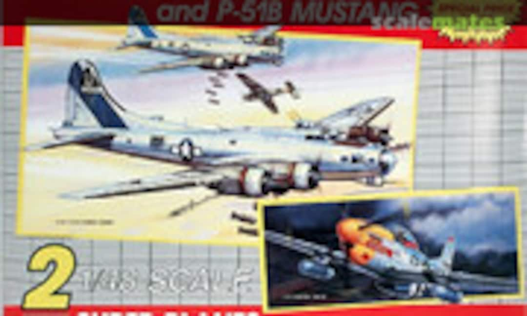 1:48 B-17G Flying Fortress and P-51B Mustang (Monogram 6143)