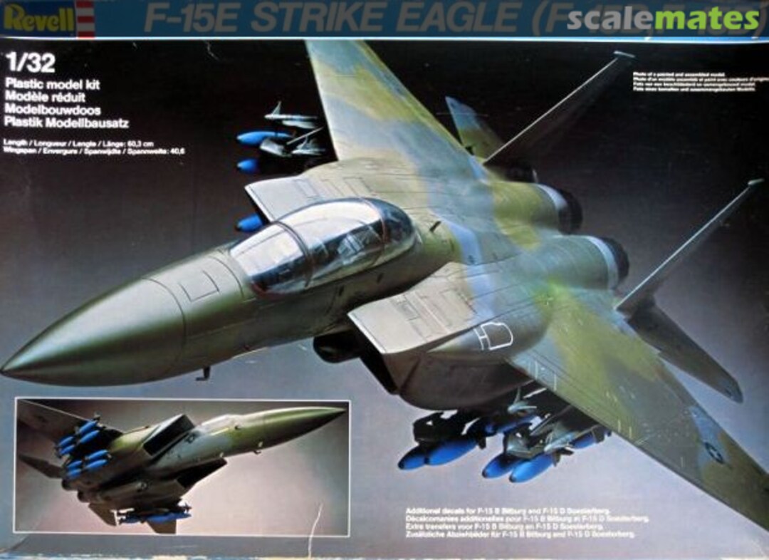 Boxart F-15E Strike Eagle (F-15B, F-15D) 4719 Revell