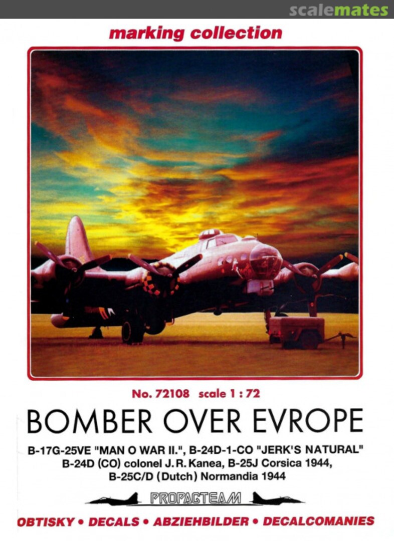 Boxart Bombers Over Europe 72108 Propagteam