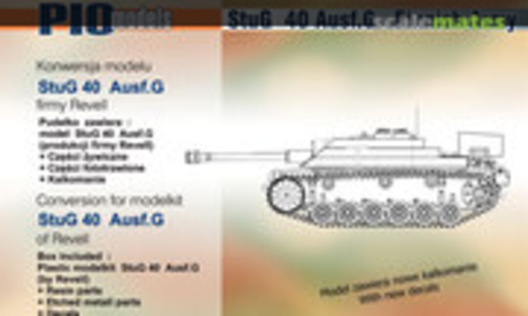 1:72 StuG 40 Ausf.G (Pio Models 72040)