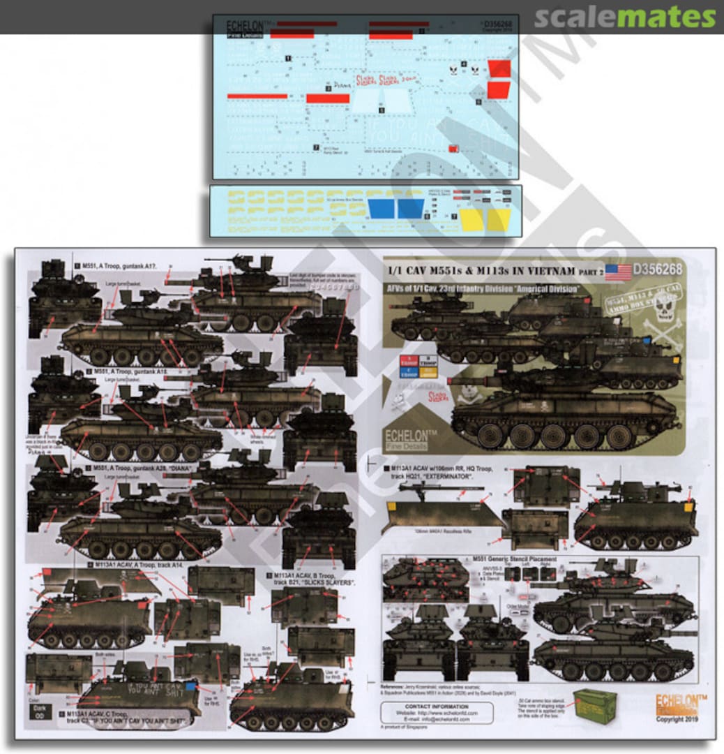 Boxart 1/1 CAV M551s & M113s in Vietnam (Part 2) D356268 Echelon Fine Details