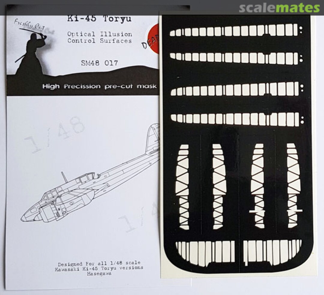 Boxart Kawasaki Ki-45 Toryu Control Surfaces SM48017 DEAD Design Models