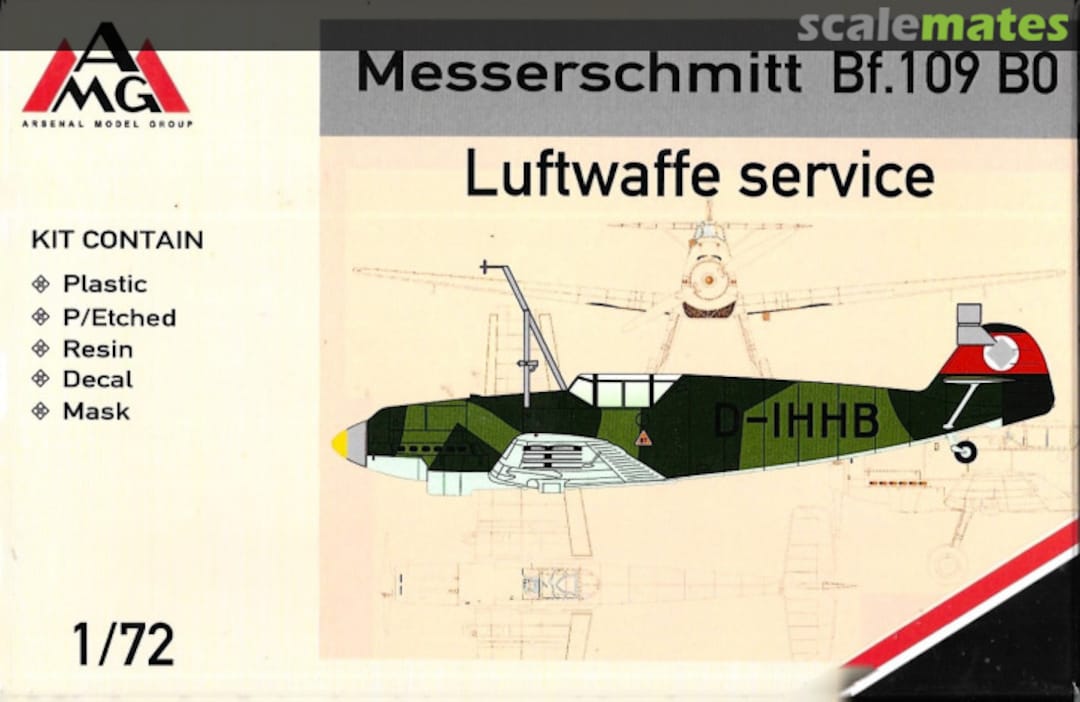 Boxart Messerschmitt Bf.109 B0 72419 AMG