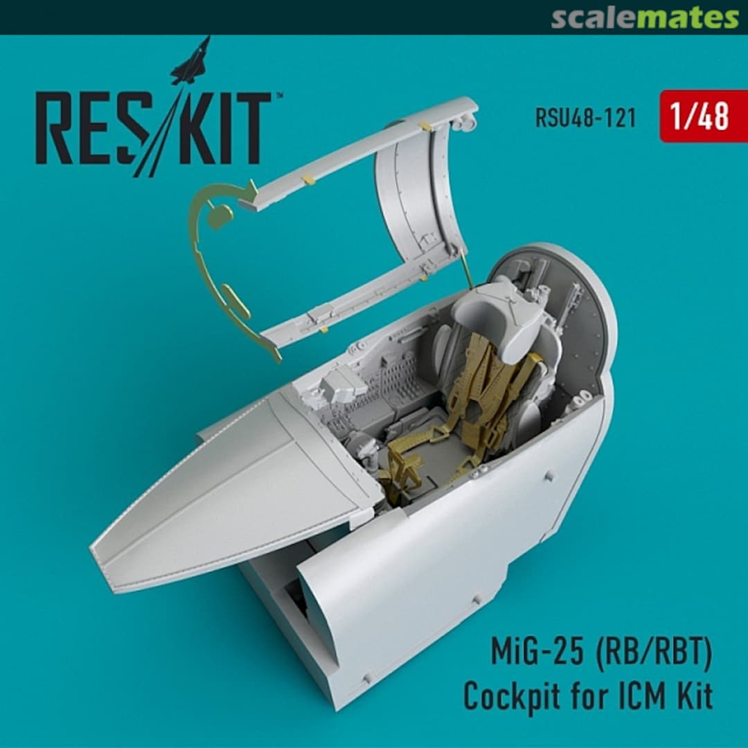 Boxart MiG-25 (RB/RBT) Cockpit RSU48-0121 ResKit