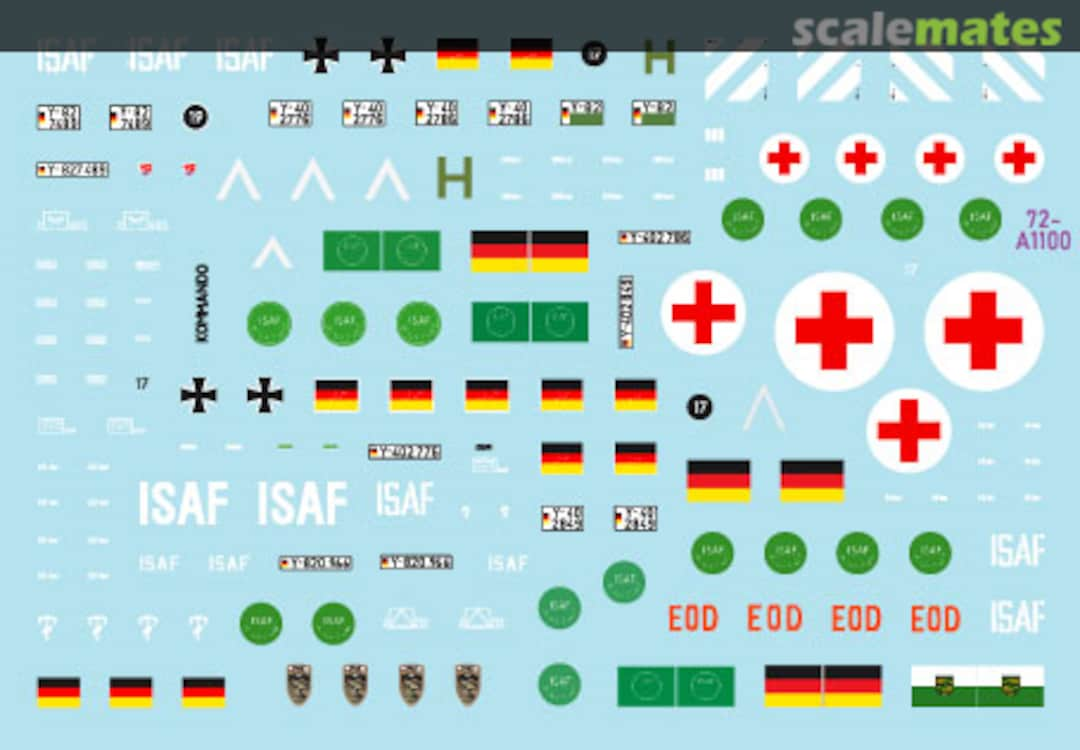 Contents ISAF-Afghanistan # 1. 72-A1100 Star Decals