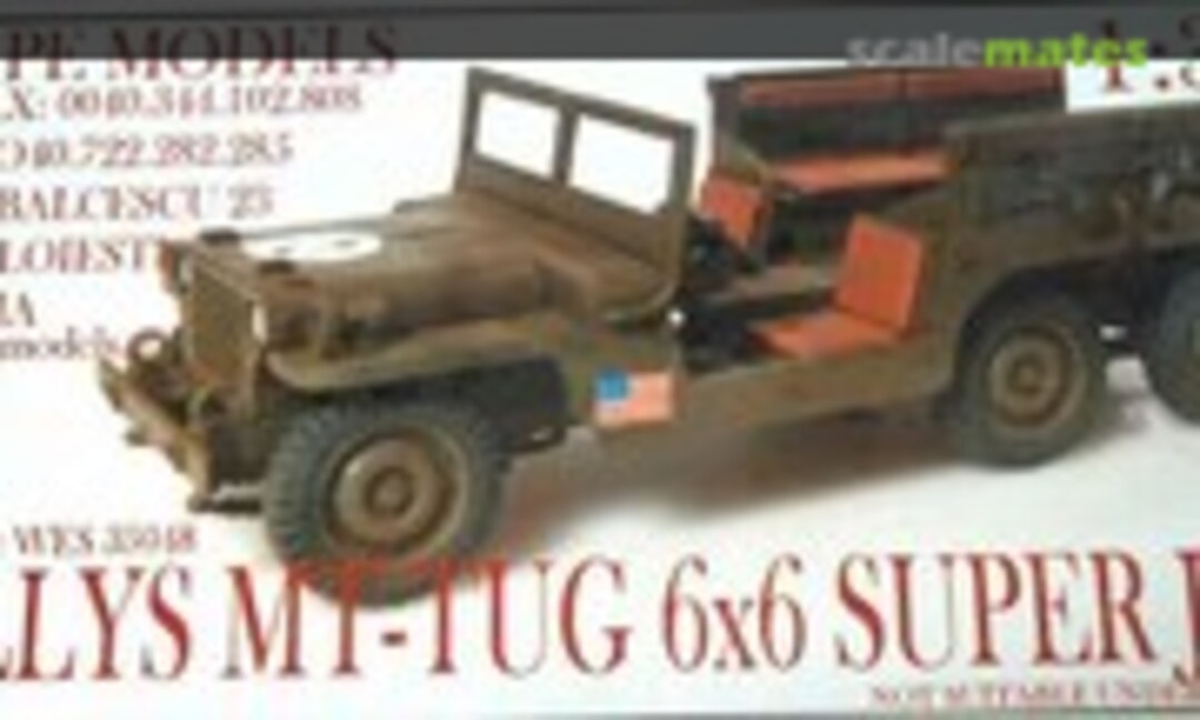 Willys MT-Tug 6x6 Super Jeep (Wespe Models WES 35048)