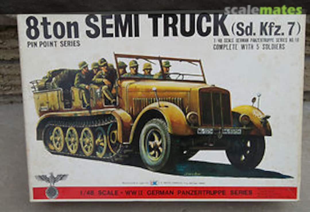 Boxart 8 TON HALF TRACK Sd.Kfz.7 8235 Bandai