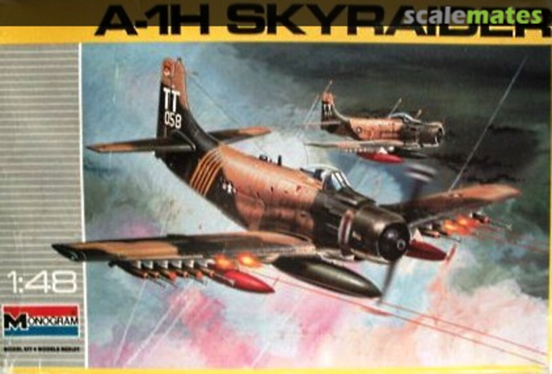 Boxart A-1H Skyraider 5454 Monogram