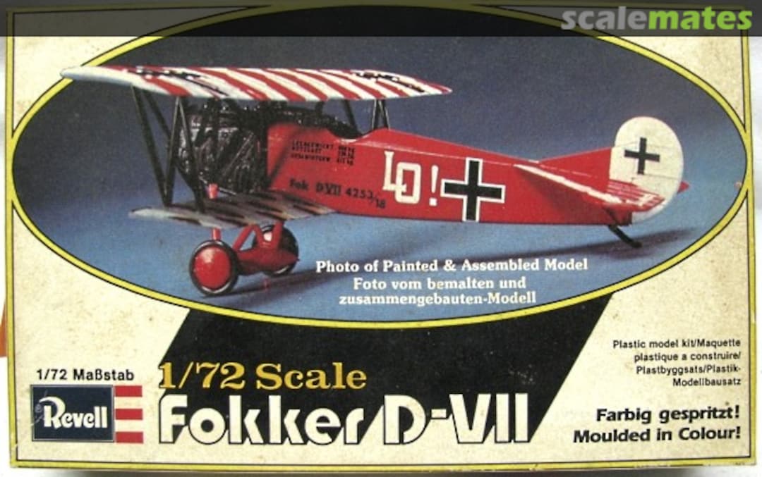 Boxart Fokker D-VII H-43 Revell