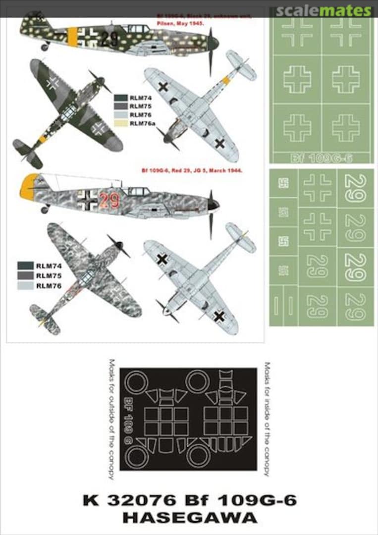 Boxart Bf 109G-6 K32076 Montex